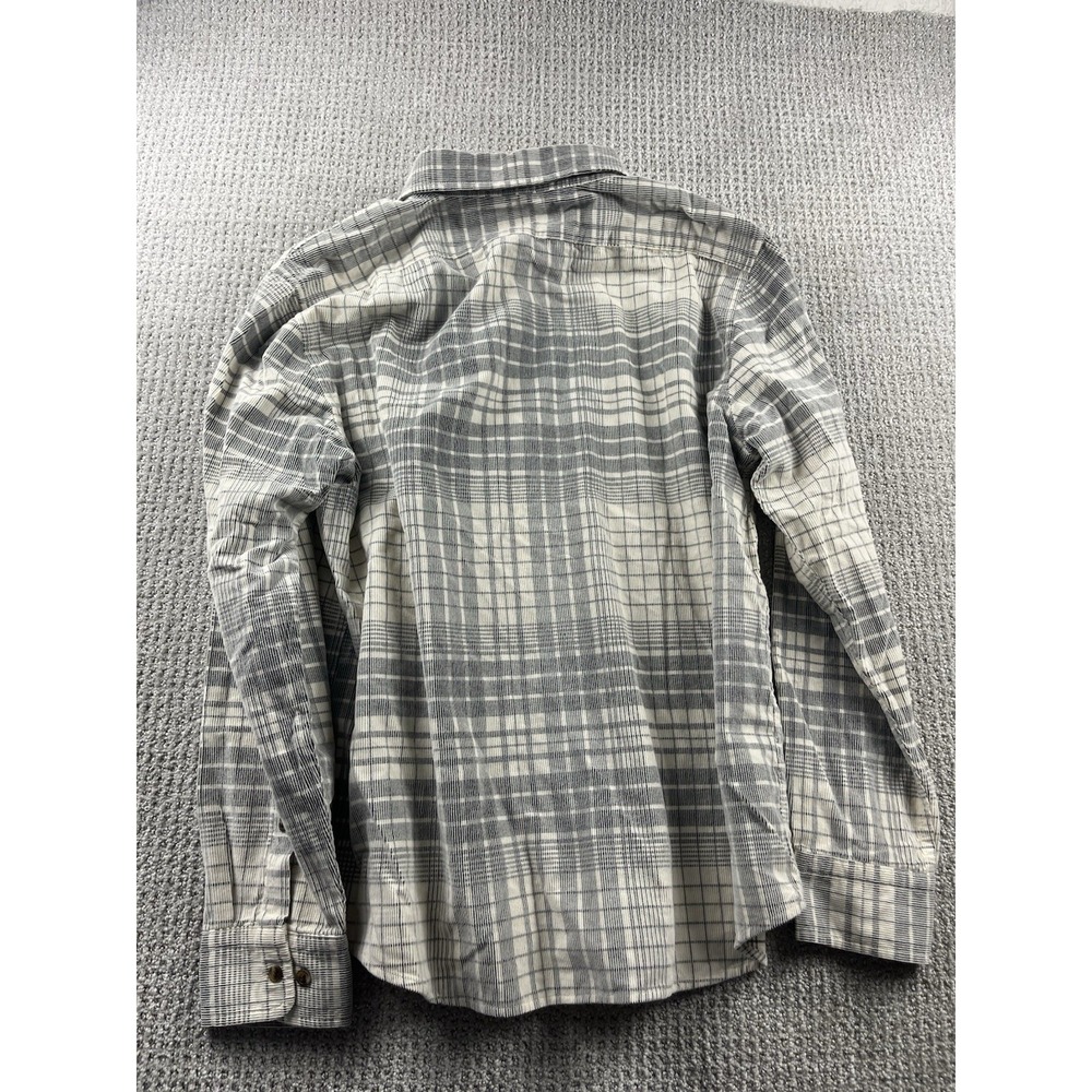 Banana Republic Slim-Fit Fine Wale Corduroy Untucked Shirt Plaid Mens Medium NWT - Picture 10 of 11